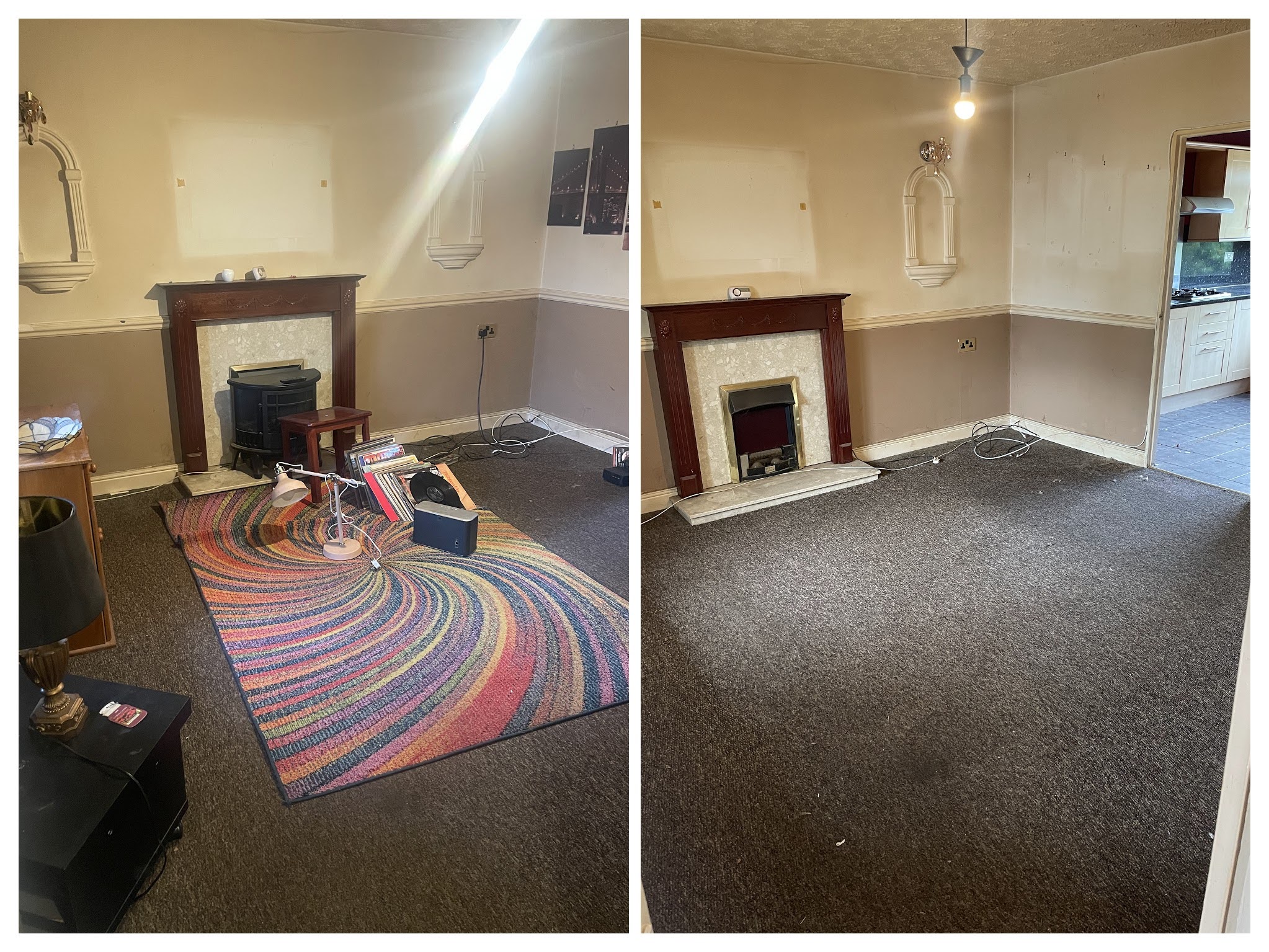 Bereavement clearance before and after