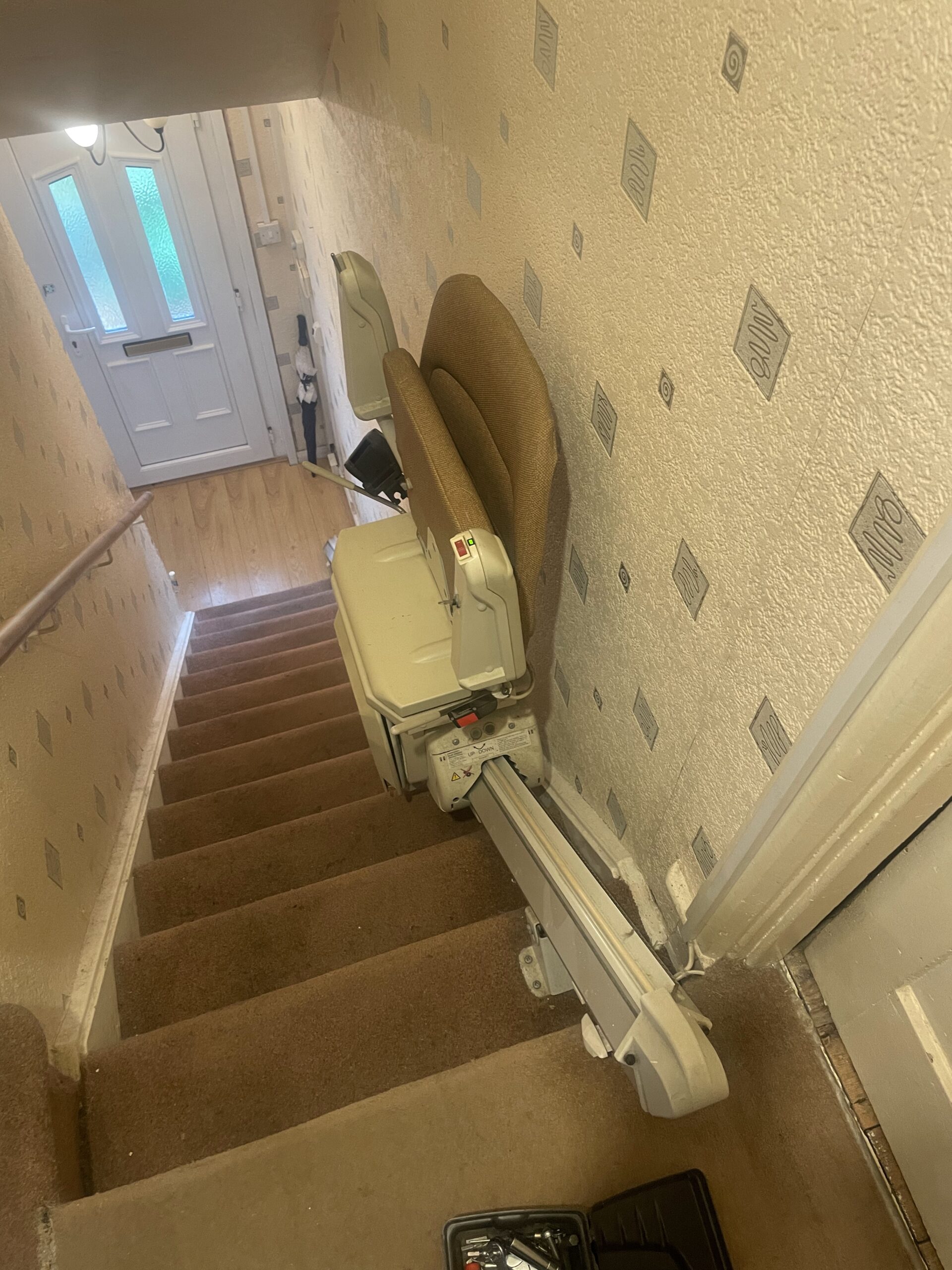 Stairlift removal during a house clearance in Moseley, Birmingham